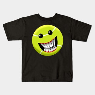 Happy Tennis Ball Kids T-Shirt